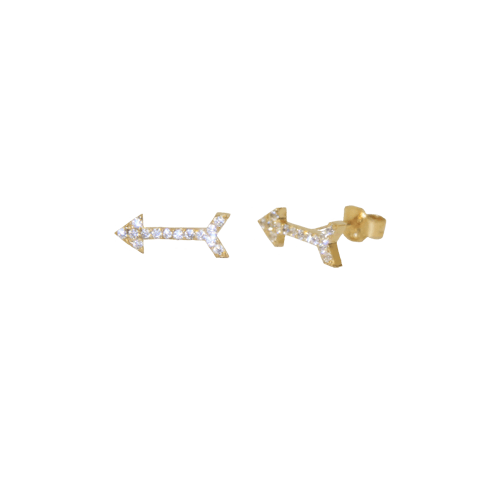 Arrow Earrings - Gold