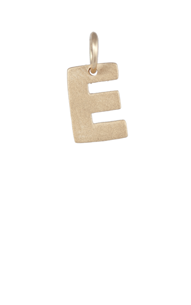 Tween Gift Ideas, Gold Block Letter - E