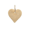 Heart Gold Charm, 14k gold plated
