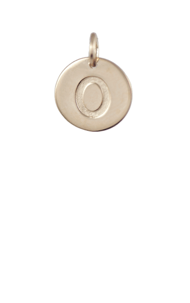 Best Tween Gift Ideas, Gold Disc Letter O Charm
