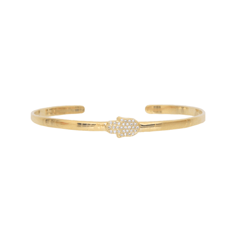Single Hamsa Bracelet - Gold