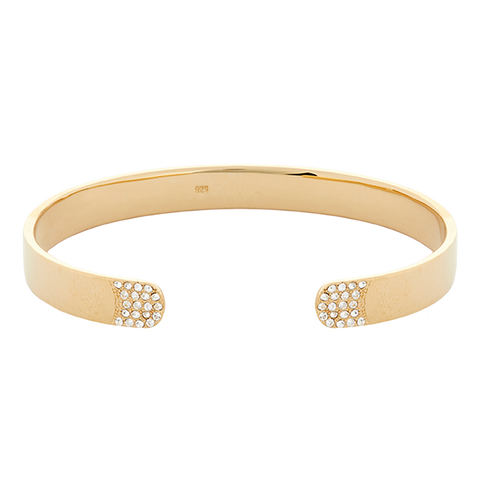 Crystal Trim Bracelet - Gold