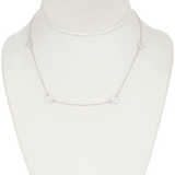Star By the Yard Necklace - Silver