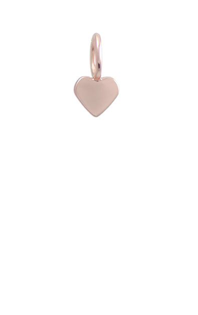 Mini Rose Gold Charm - Heart