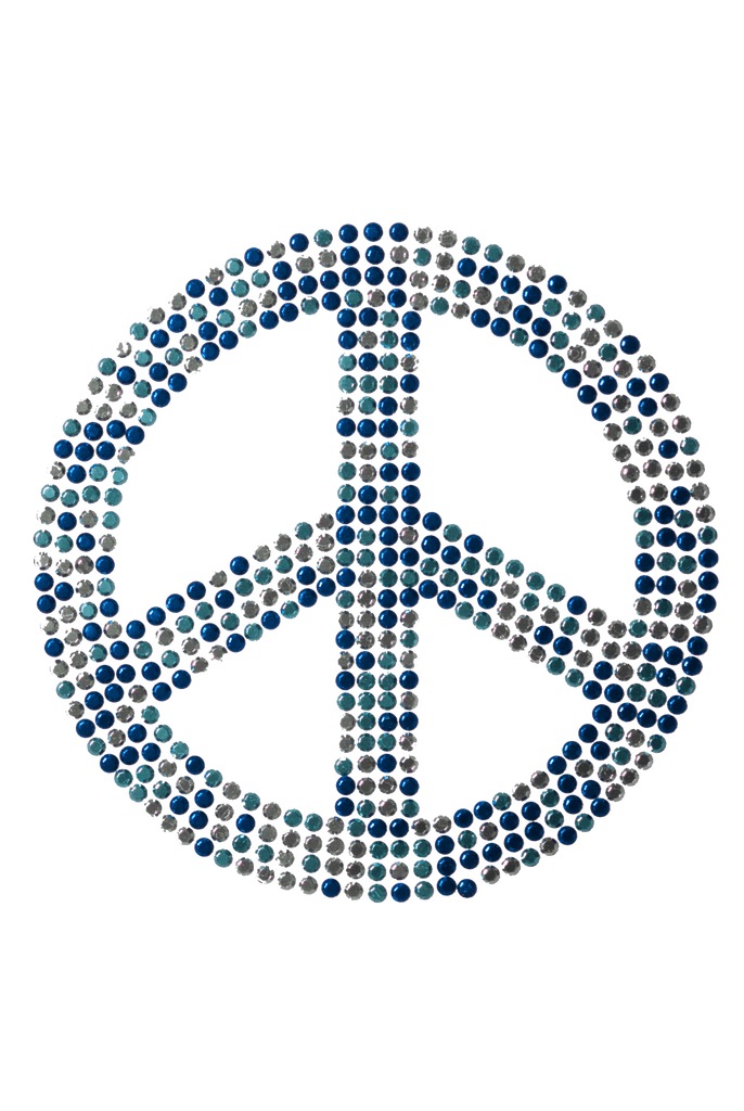 Peace Sign Blue - Large