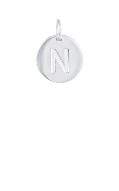 Tween Gift Ideas, Silver Disc Letter N Initial