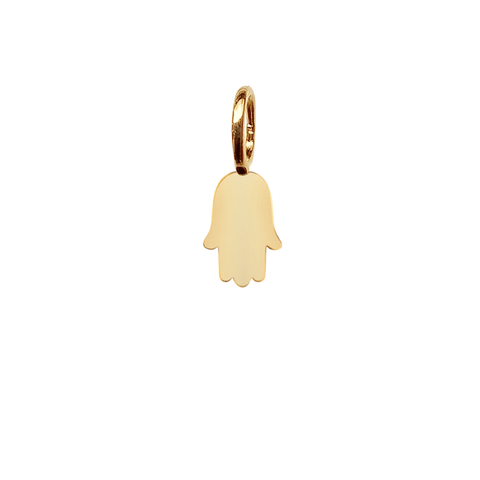 Mini Hamsa Charm - Gold
