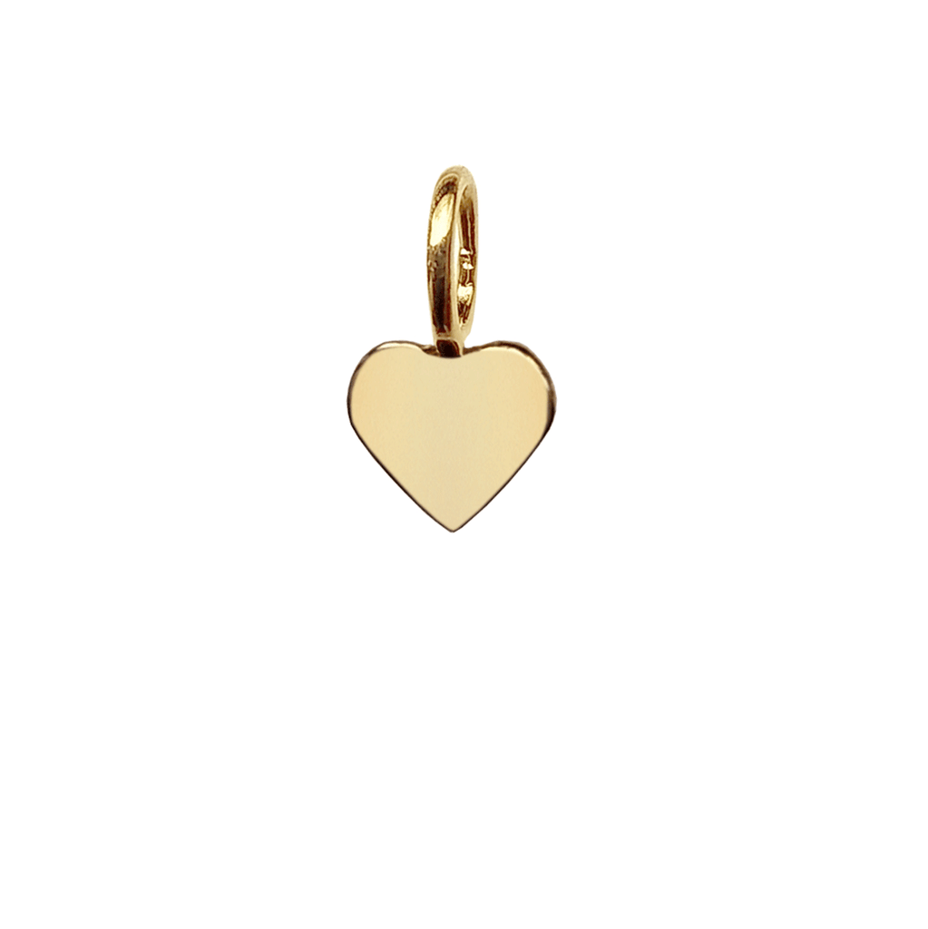 Mini Heart Charm - Gold