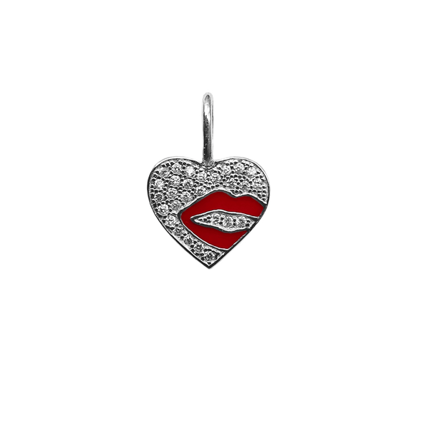 Chrystal charm with lips