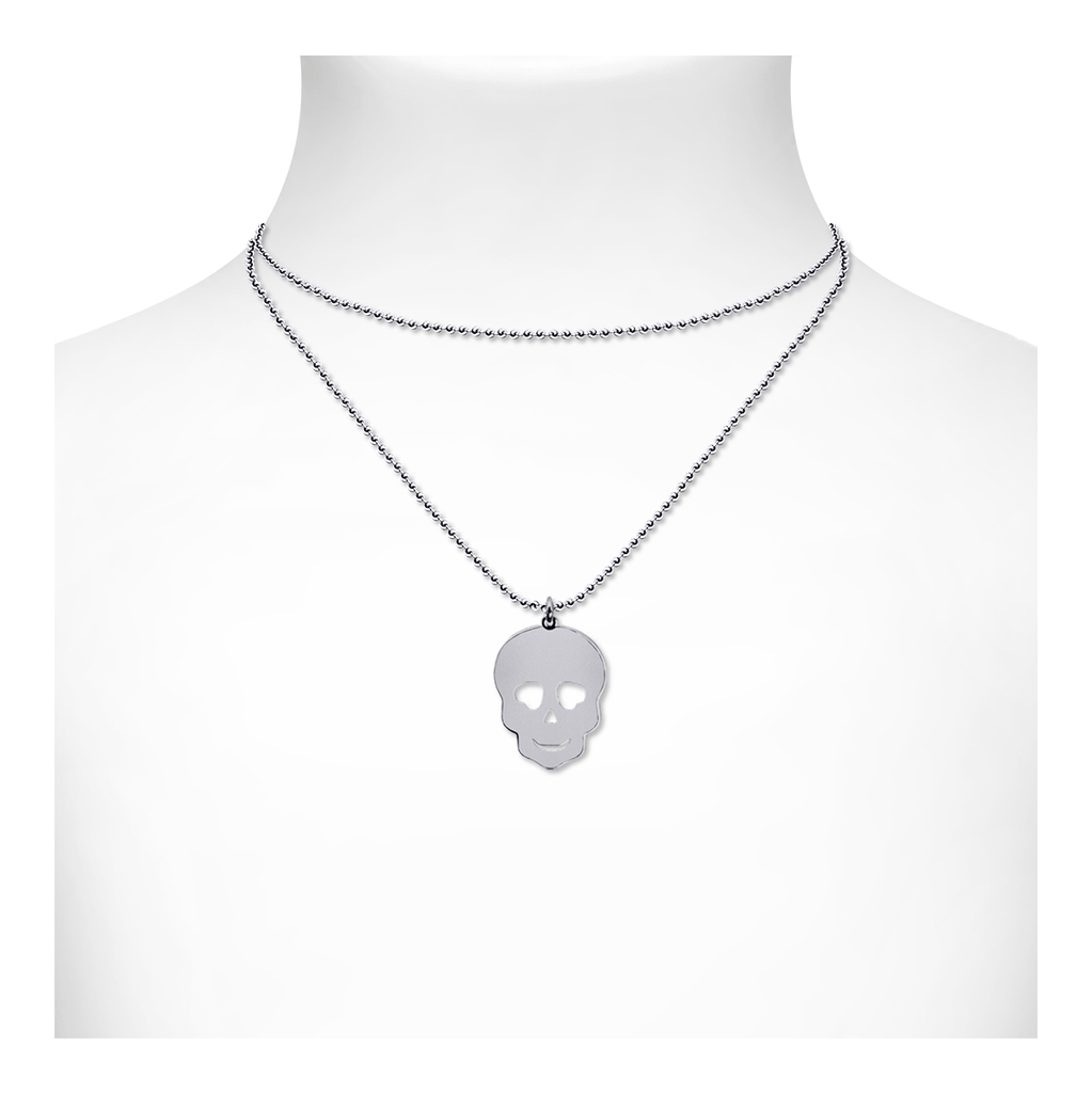 Skull Necklace - SIlver
