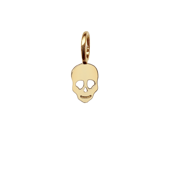 Mini Skull Charm - Gold